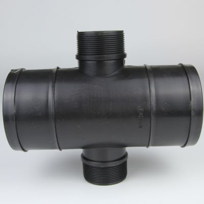 Corrosion Resistant Irrigation Pipe Tee Double Wire Four Way 3 4 Irrigation Tee