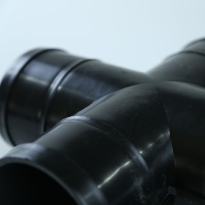 Cross Shape 1 2 Irrigation Tee Black Agricultural Irrigation Pipe Fittings