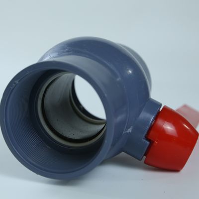 Twin Filament PVC Ball Valve Lightweight Corrosion Resistant PVC Union Ball Valve