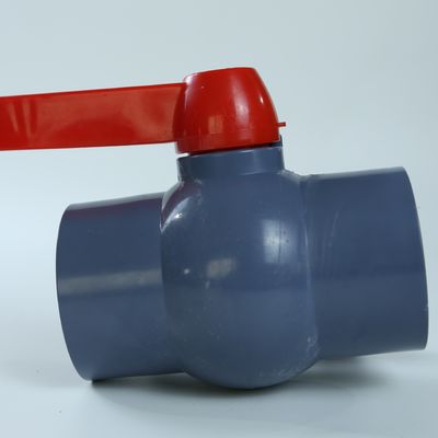 Twin Filament PVC Ball Valve Lightweight Corrosion Resistant PVC Union Ball Valve